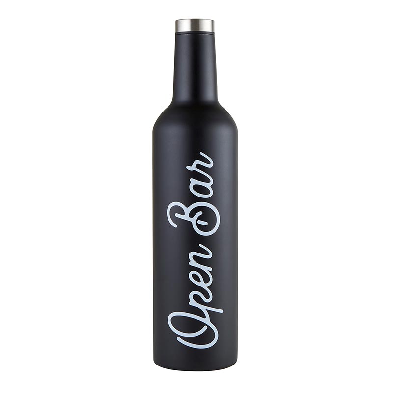 Open Bar Steel Wine Bottle